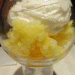 オマージュ - ココナッツ・パイナップル・マンゴーなどの冷製デザート