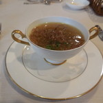 レストラン山崎 - 海藻スープ