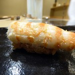 すし匠 - 蒸し海老・・。