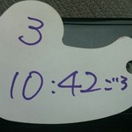 アヒル型整理券