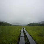 コーヒースポット - 山小屋へ向かう木道。