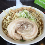 自家製太麺 渡辺 - 2015/9/4らー麺大680円油少なめ