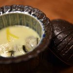 料理茶屋生島 - 牡蠣の茶碗蒸し