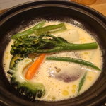 ビストロ 間 - タジン鍋で蒸した温野菜