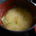 満潮 - 《2709》みそ汁。美味しかった。