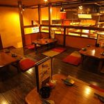 魚大将 うまかっぺや - 内観写真:落ち着いた雰囲気でゆっくりと飲食を楽しむことができるスペースです♪しかも、珍しいロフトの席になります☆
