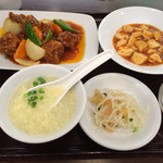 鳳鳴春 - 酢豚セット