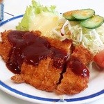 きさらぎ亭 - 衣ザクザクのチキンカツ定食８２０円