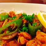 ほおづき - チキチキバンバン♪
                                青唐辛子がパンチ効いてますょ~