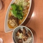 中華そば 呵呵 - 汁なし坦々麺