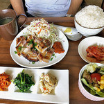 コッテジ - サムギョプサルランチ（大盛り）（２０１５年９月）