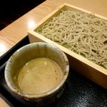板蕎麦 山葵 - 胡麻ダレそば切り（800円）