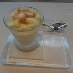 本日のコース（3800円税別） ①アミューズ：なすのムース