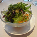 miura - ランチ ① アミューズ：生ハムのサラダ