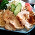 Hinodeya Shokudou - 日替わりランチ（金曜日の生姜焼き700円）