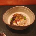 日本料理 TAKEMOTO - ナスと初銀杏