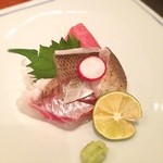 日本料理 TAKEMOTO - 鯛、カマス、本鮪