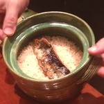 日本料理 TAKEMOTO - 秋刀魚の炊き込み