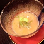 松庵 - フルーツトマトの冷製スープ