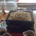 神立やぶそば - 暖かく太いお蕎麦