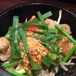 No.4石鍋韭菜炒肝