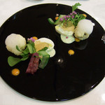 ポエシア - 鱧のムースとフリット　サラダ仕立て
