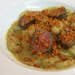 ポエシア - 仔羊のグリルと三重県産ムール貝ペーストのオレキエッテ