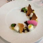 ポエシア - ココナッツのムースをパイナップルピニャコラーダ仕立て