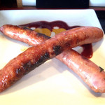 麺創 なな家 - 猪フランクフルト