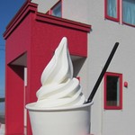 農家の茶屋　自然満喫倶楽部 - 牛乳ソフトクリーム