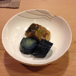 うを徳 - 根室産秋刀魚の有馬煮込と伏見の茄子