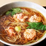 つきじ 文化人 - 紅葉子そば 1,030円＝15年8月