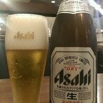 担担麺 手しごと ごま金 - ビール中瓶（500円)