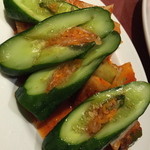 本とさや - キムチ盛り合わせ キムチとカクテキ