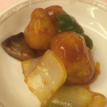 赤坂 四川飯店 - 取り分け頂いた スブタ