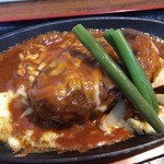 松本ゴールデンバーグ - デミチーズハンバーグセット