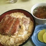 みなと食堂 - カツ丼…ミニラーメンつきます～