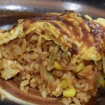 十六穀米オムライス&ドリア専門店 おむらいす亭 - 黒カレーおむらいす