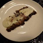 中華食堂 くろ - 2015.9　手作りチャーシューのベシャメルソース掛け