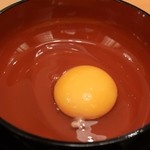 そば太鼓亭 - 生卵