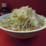 ラーメン二郎 - 再訪：野菜ニンニクカラメ(夜の部)