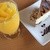コヘ カヘ - 料理写真:チョコバナナケーキ、オレンジジュース