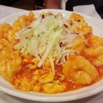 川菜館 - 日替わりのエビチリ