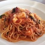 Trattoria Ciliegio - 茄子とモッツァレラ　バジルのトマトソース
