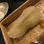 旬席 鈴江 - カレイの昆布締め