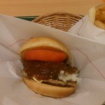 モスバーガー - カレーモスバーガー（390円）