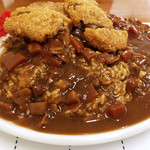 33そば - カツカレー横から