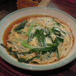 丸千葉 - ニラ玉350円は好きな玉子とじタイプ