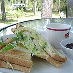 軽井沢の芽衣 - ホットサンド　アボカド＆むしどり