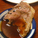 今久 - コウネはバラ肉のような脂の味わい